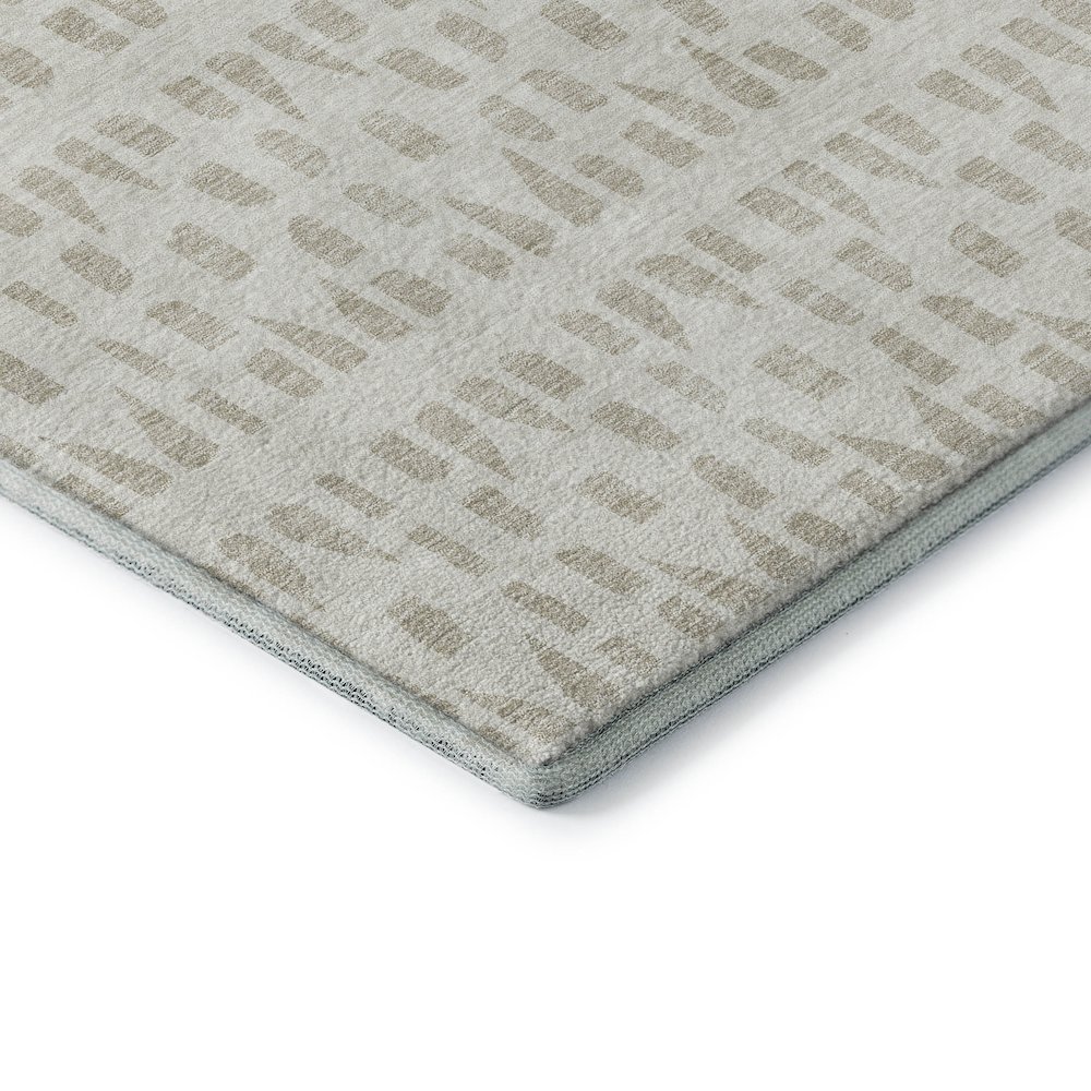 Premium Machine Washable Mayfield AMF963 Ivory 2'3" x 7'6" Runner Rug. Picture 3