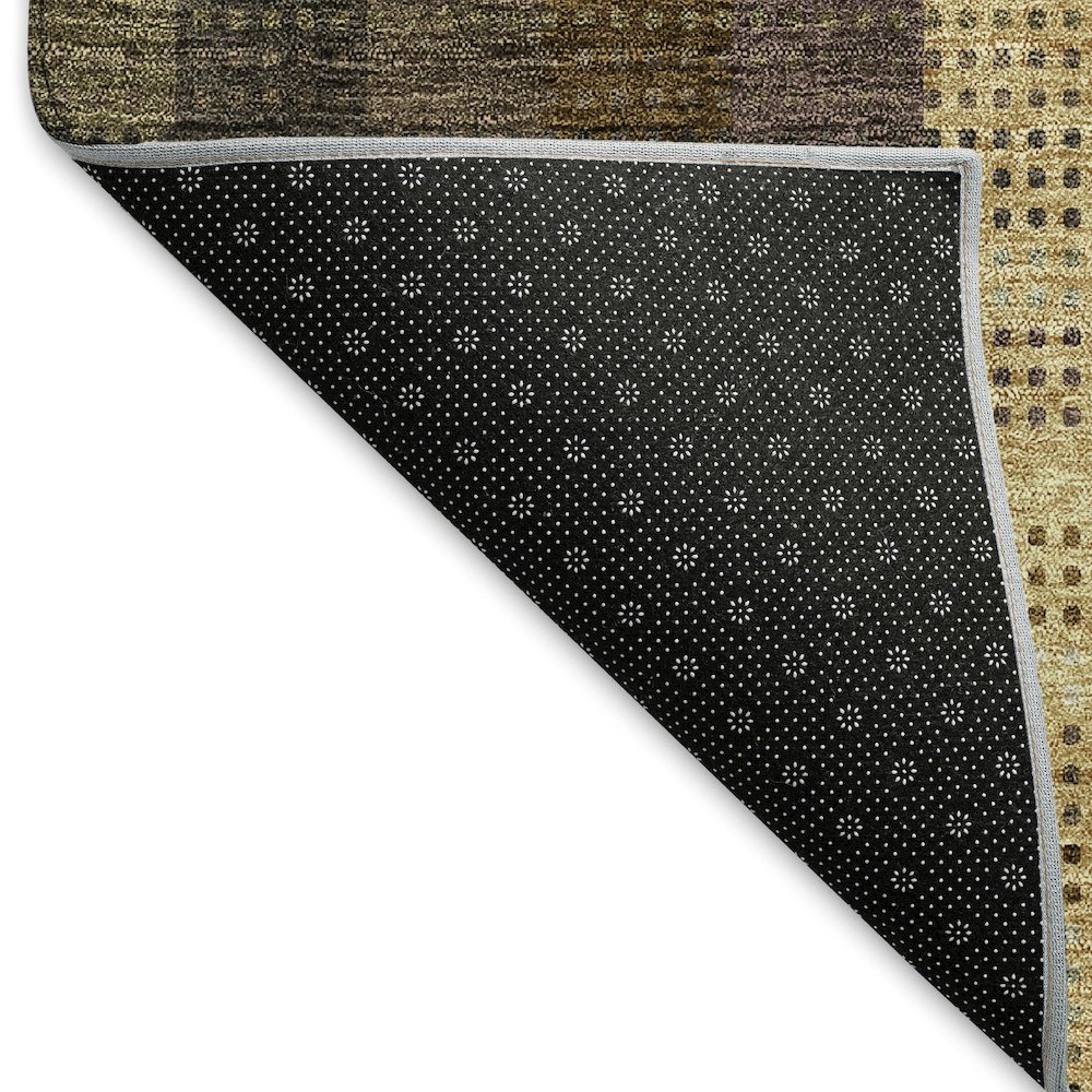 Premium Machine Washable Mayfield AMF966 Brown 2'3" x 7'6" Runner Rug. Picture 2