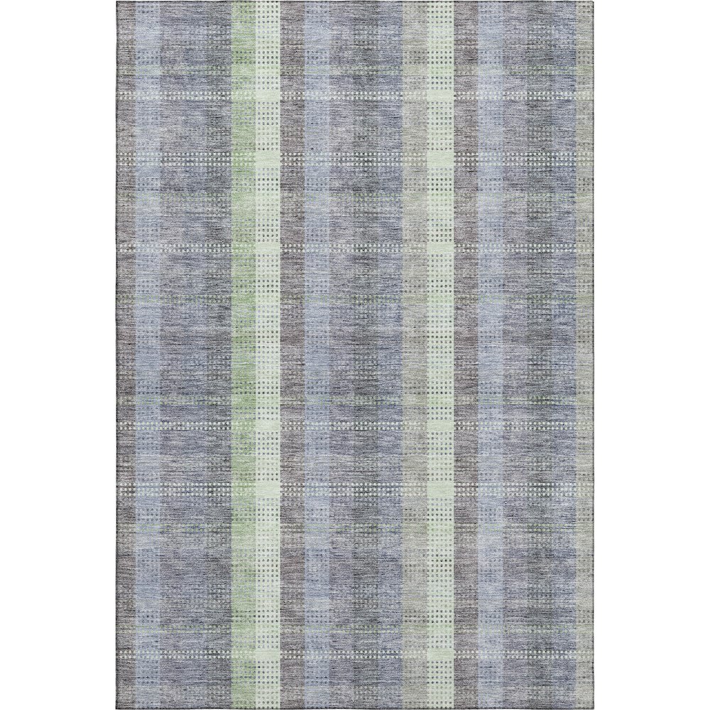 Premium Machine Washable Mayfield AMF966 Pewter 3' x 5' Rug. Picture 1