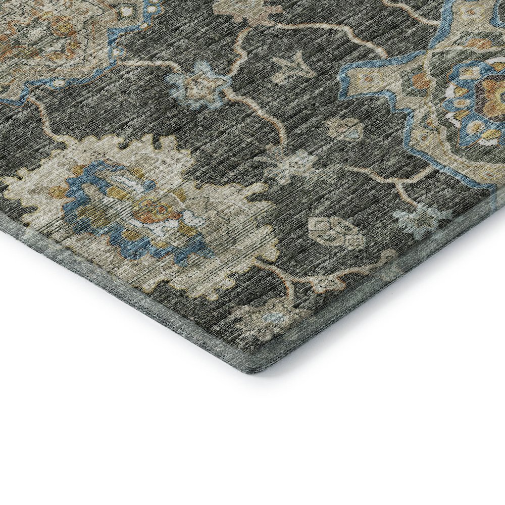 Premium Machine Washable Mayfield  Forest 2'3" x 7'6" Runner Rug. Picture 3