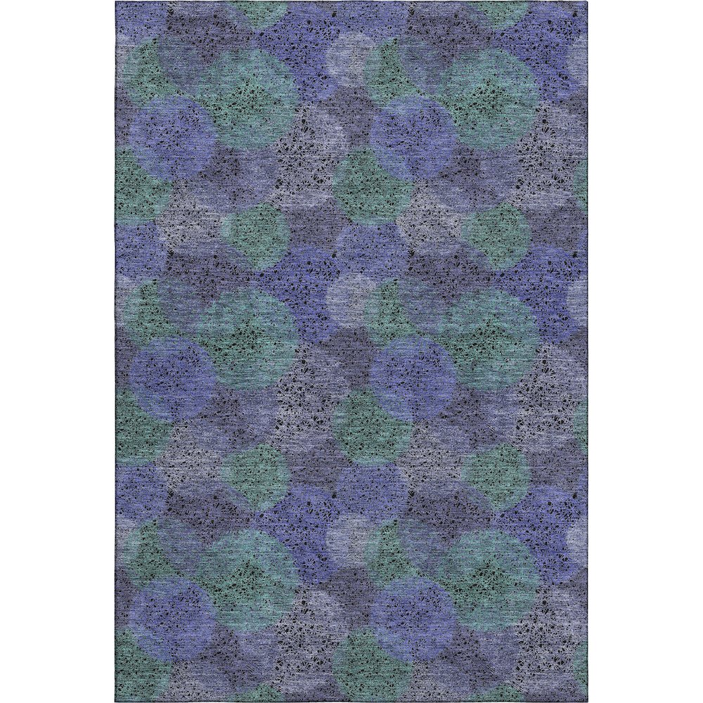 Premium Machine Washable Mayfield AMF977 Purple 3' x 5' Rug. Picture 1