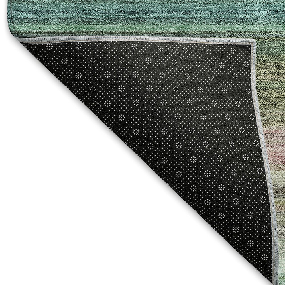 Premium Machine Washable Mayfield AMF979 Sage 2'3" x 7'6" Runner Rug. Picture 2