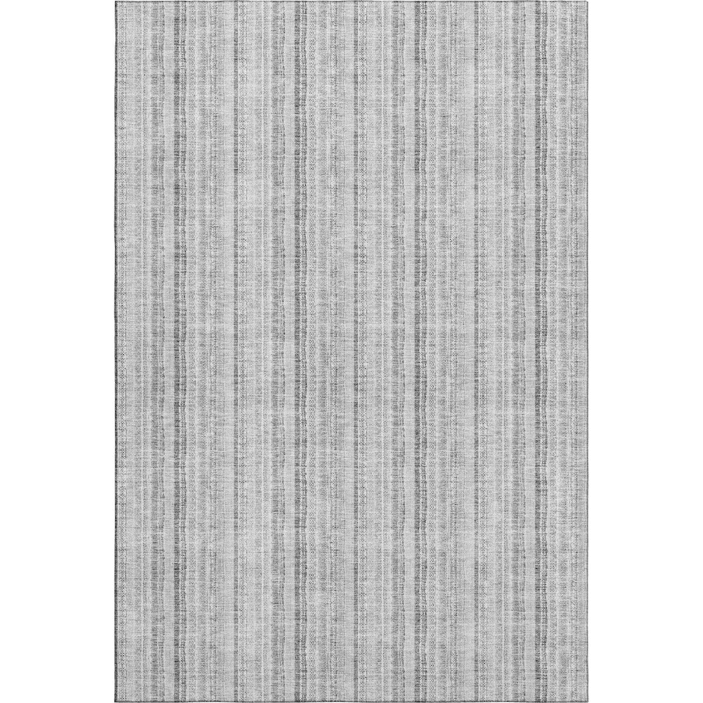 Premium Machine Washable Mayfield AMF982 Silver 3' x 5' Rug. Picture 1