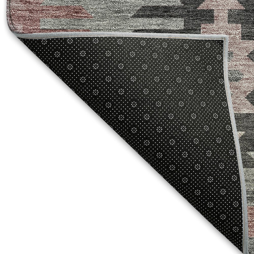 Premium Machine Washable Mayfield AMF983 Gray 2'3" x 7'6" Runner Rug. Picture 2