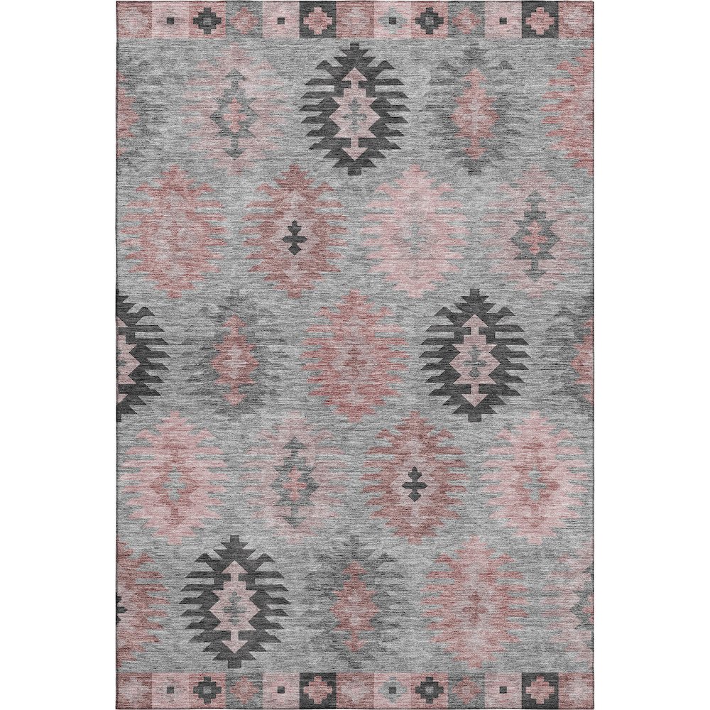 Premium Machine Washable Mayfield AMF983 Gray 3' x 5' Rug. Picture 1