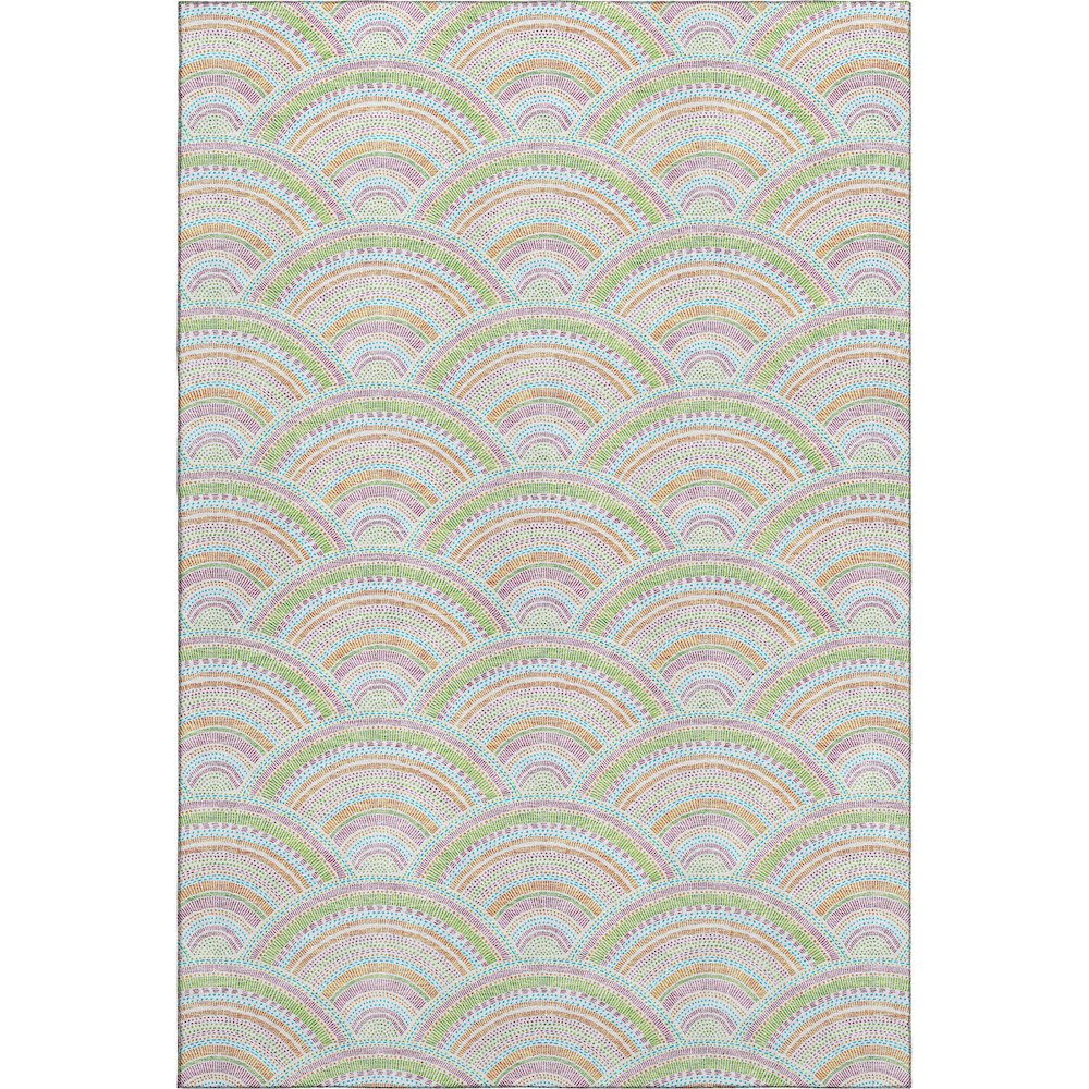 Premium Machine Washable Mayfield AMF984 Pearl 3' x 5' Rug. Picture 1