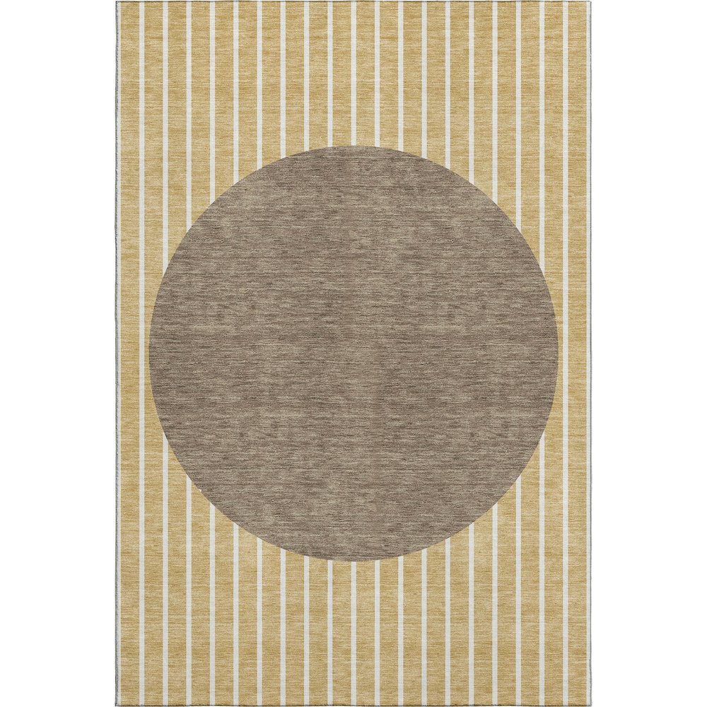 Premium Machine Washable Mayfield AMF994 Wheat 3' x 5' Rug. Picture 1
