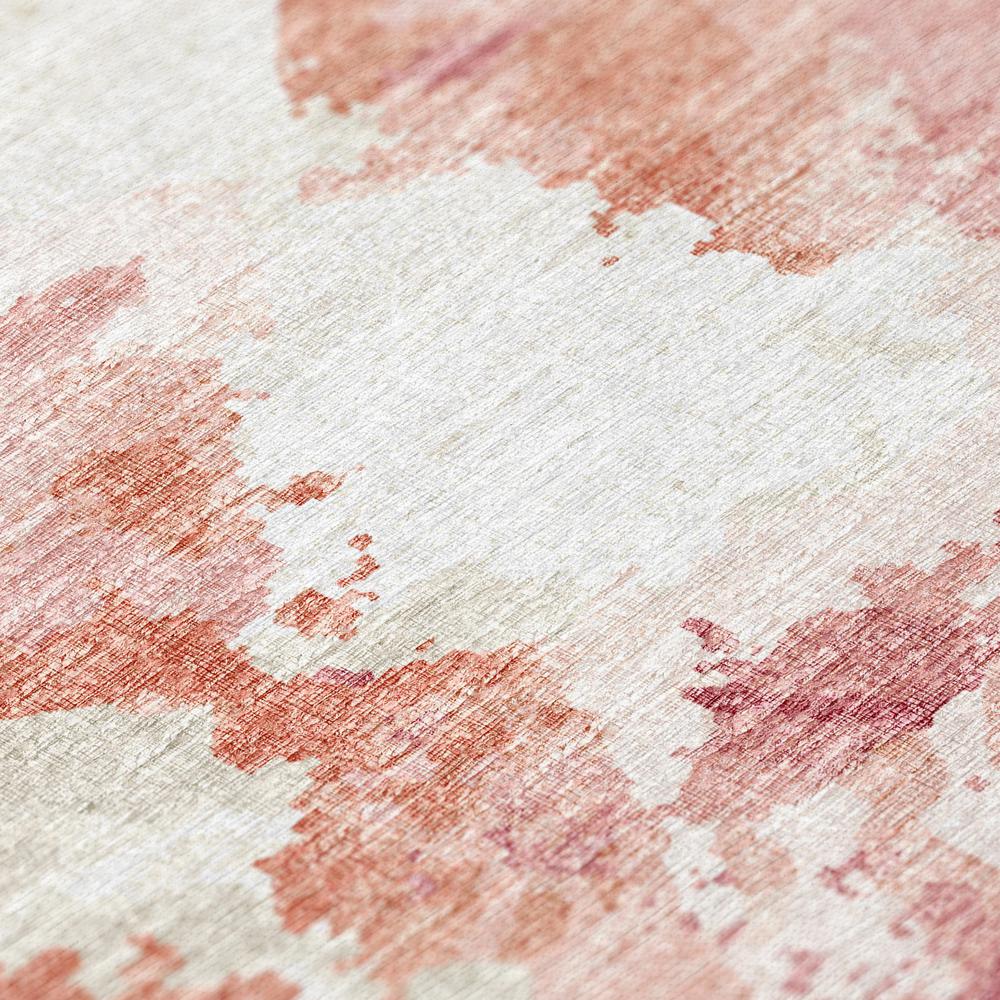 Indoor/Outdoor Accord AAC32 Pink Washable 1'8" x 2'6" Rug. Picture 7