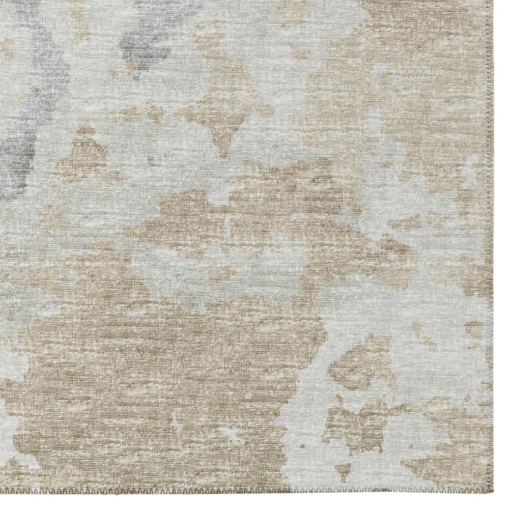 Indoor/Outdoor Accord AAC32 Beige Washable 1'8" x 2'6" Rug. Picture 3