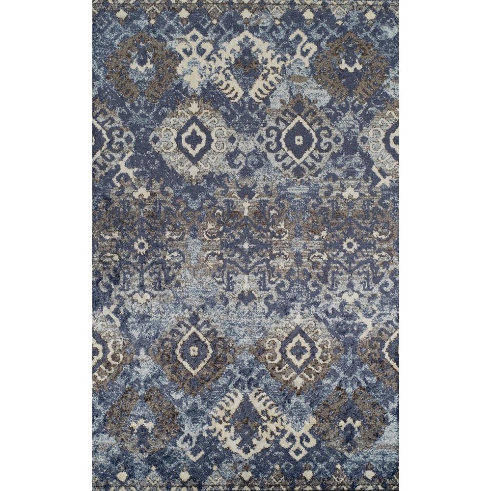 Gala GA10 Navy 4'11" x 7' Rug. Picture 1