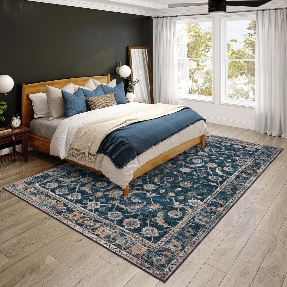 Jericho JC4 Navy 3' x 5' Rug. Picture 2