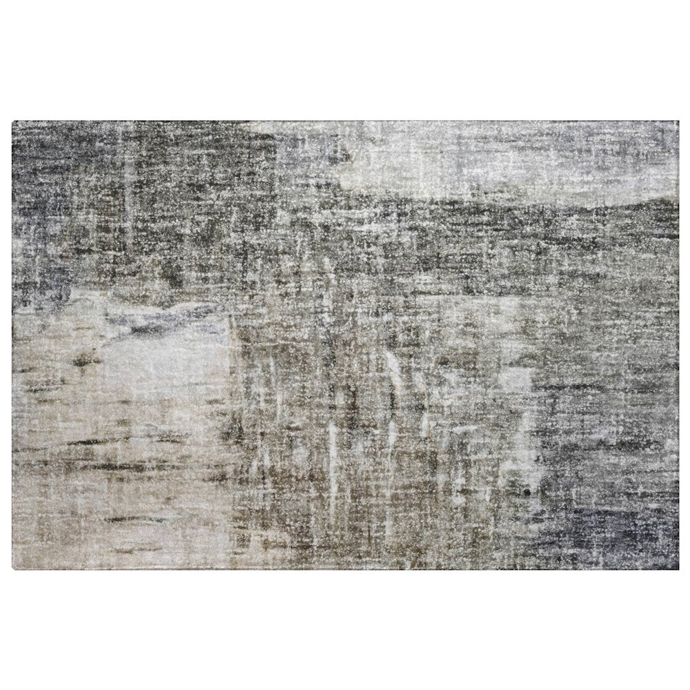 Luxury Washable Boca Gray 10' x 14' Rug. Picture 1