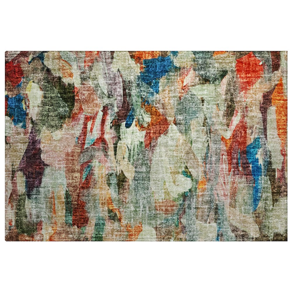 Luxury Washable Boca Paprika 10' x 14' Rug. Picture 1
