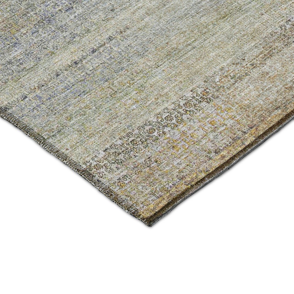 Luxury Washable Indoor/Outdoor Burano Seafoam 2'3" x 7'6" Runner Rug. Picture 2