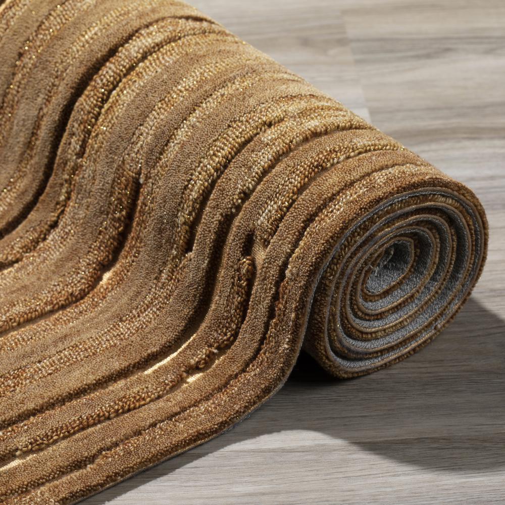 Vibes VB1 Brown 5' x 7'6" Rug, VB1CO5X8. Picture 9