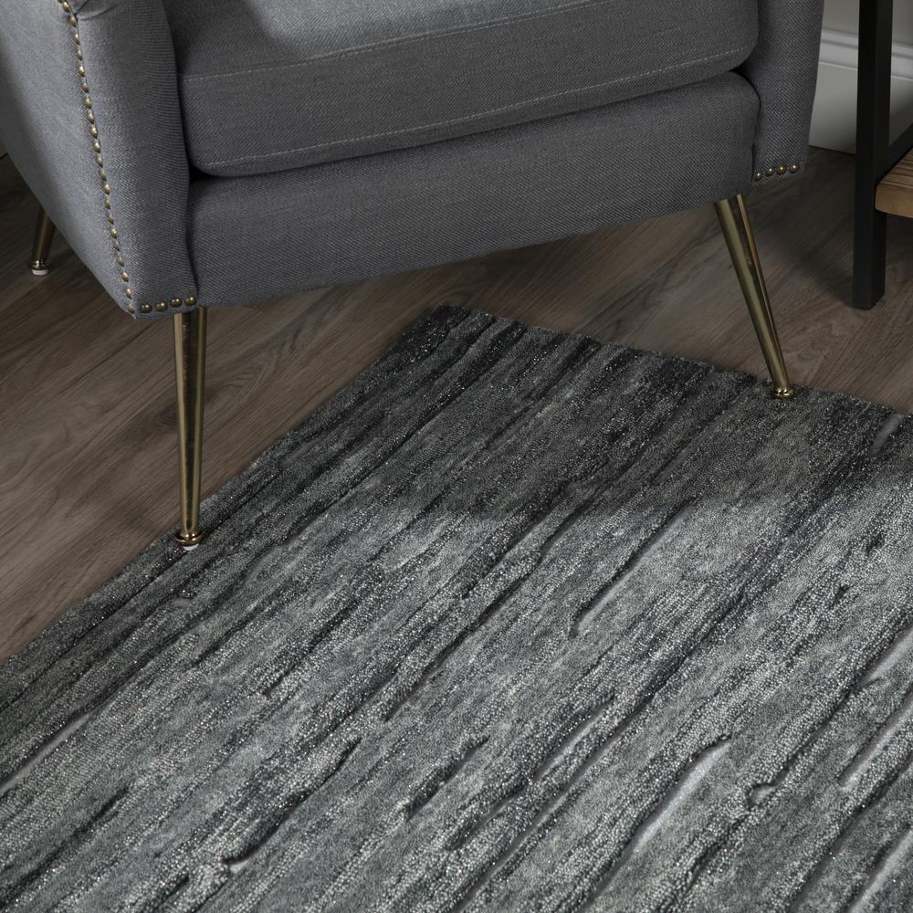Vibes VB1 Black 5' x 7'6" Rug. Picture 9