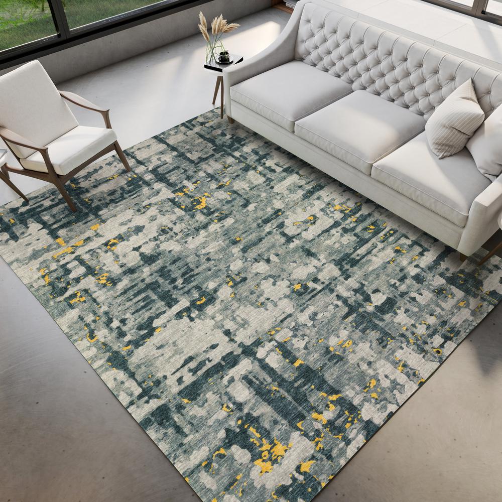 Brisbane BR5 Gold 5' x 7'6" Rug. Picture 2