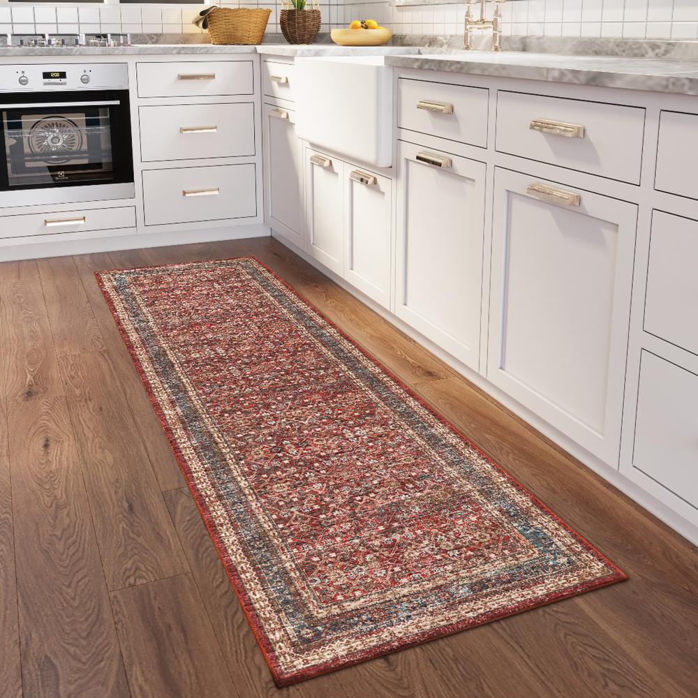 Jericho JC7 Scarlett 2'6" x 10' Runner Rug. Picture 2