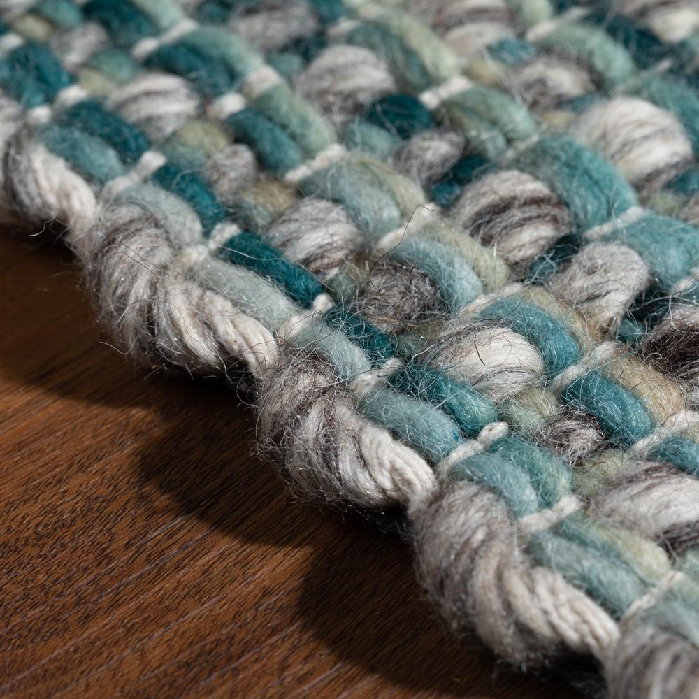Bondi BD1 Turquoise 5' x 7'6" Rug. Picture 11