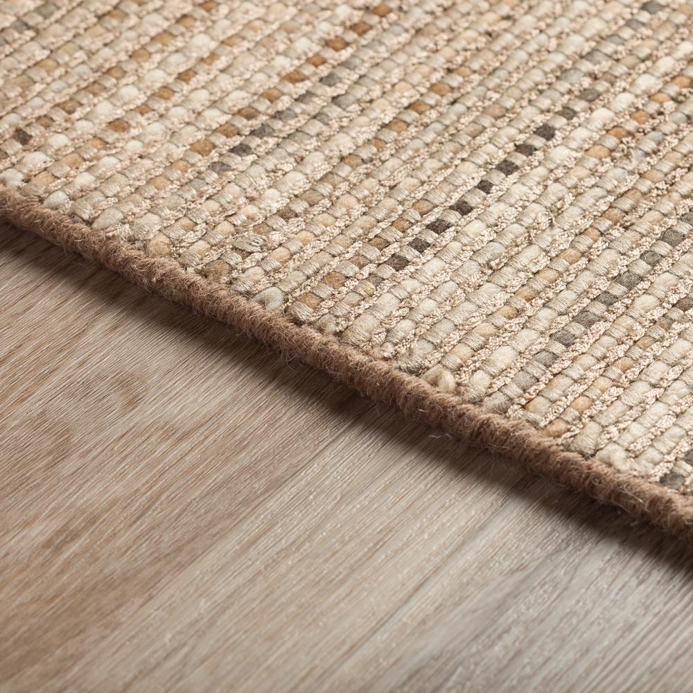 Zion ZN1 Chocolate 5' x 7'6" Rug. Picture 6