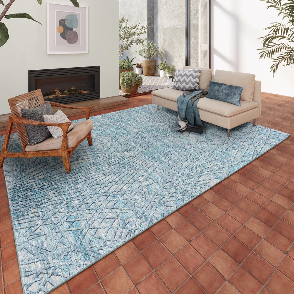 Winslow WL2 Indigo 3' x 5' Rug. Picture 2