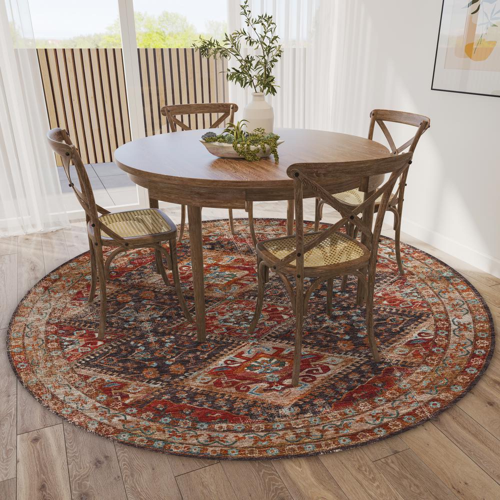 Jericho JC9 Canyon 4' x 4' Round Rug. Picture 2