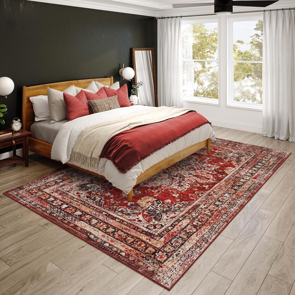 Jericho JC6 Garnet 3' x 5' Rug. Picture 2