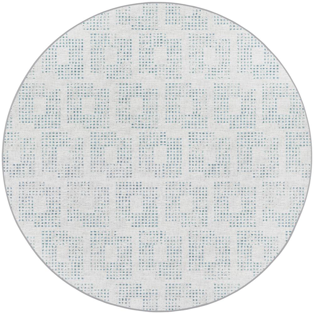 Delano DA1 Tin 4' x 4' Round Rug. Picture 1