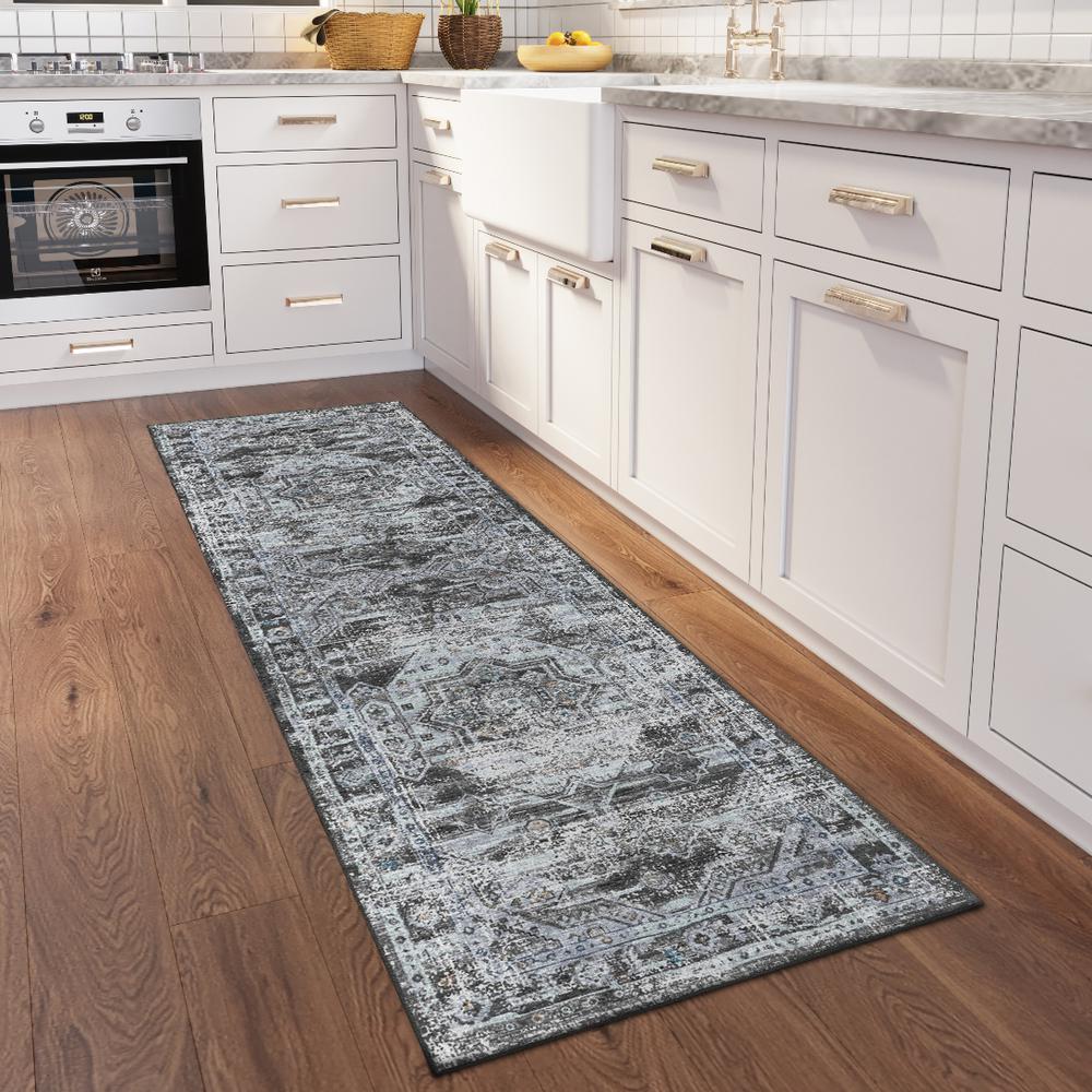 Jericho JC5 Steel 2'6" x 10' Runner Rug. Picture 2