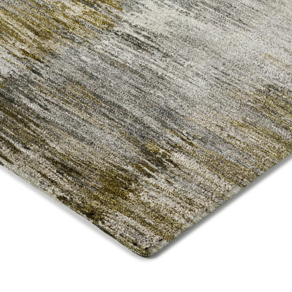 Luxury Washable Indoor/Outdoor Kochi Mocha 2'3" x 7'6" Runner Rug. Picture 2