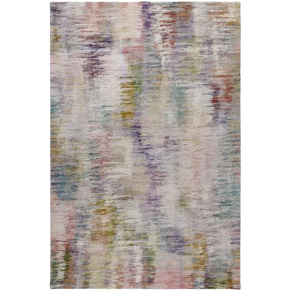 Luxury Washable Indoor/Outdoor Kochi Plum 3' x 5' Rug. Picture 1