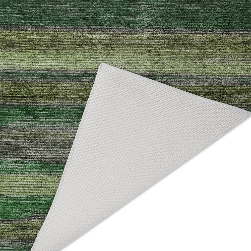 Luxury Washable Indoor/Outdoor Kochi Aloe 2'3" x 7'6" Runner Rug. Picture 4