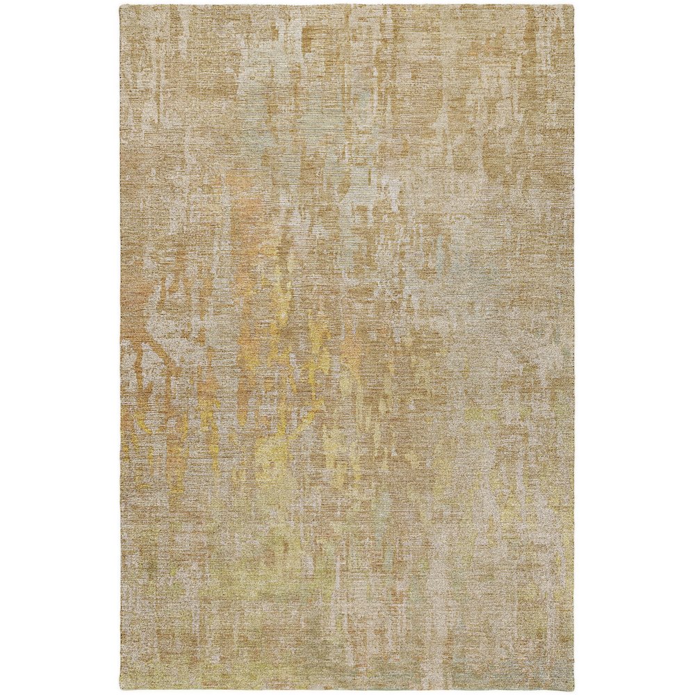 Luxury Washable Indoor/Outdoor Kochi Khaki 3' x 5' Rug. Picture 1