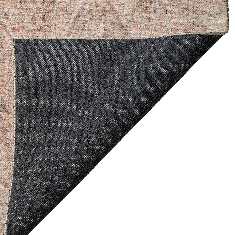 Indoor/Outdoor Karaj Pink 2'3" x 7'6" Runner Rug. Picture 4