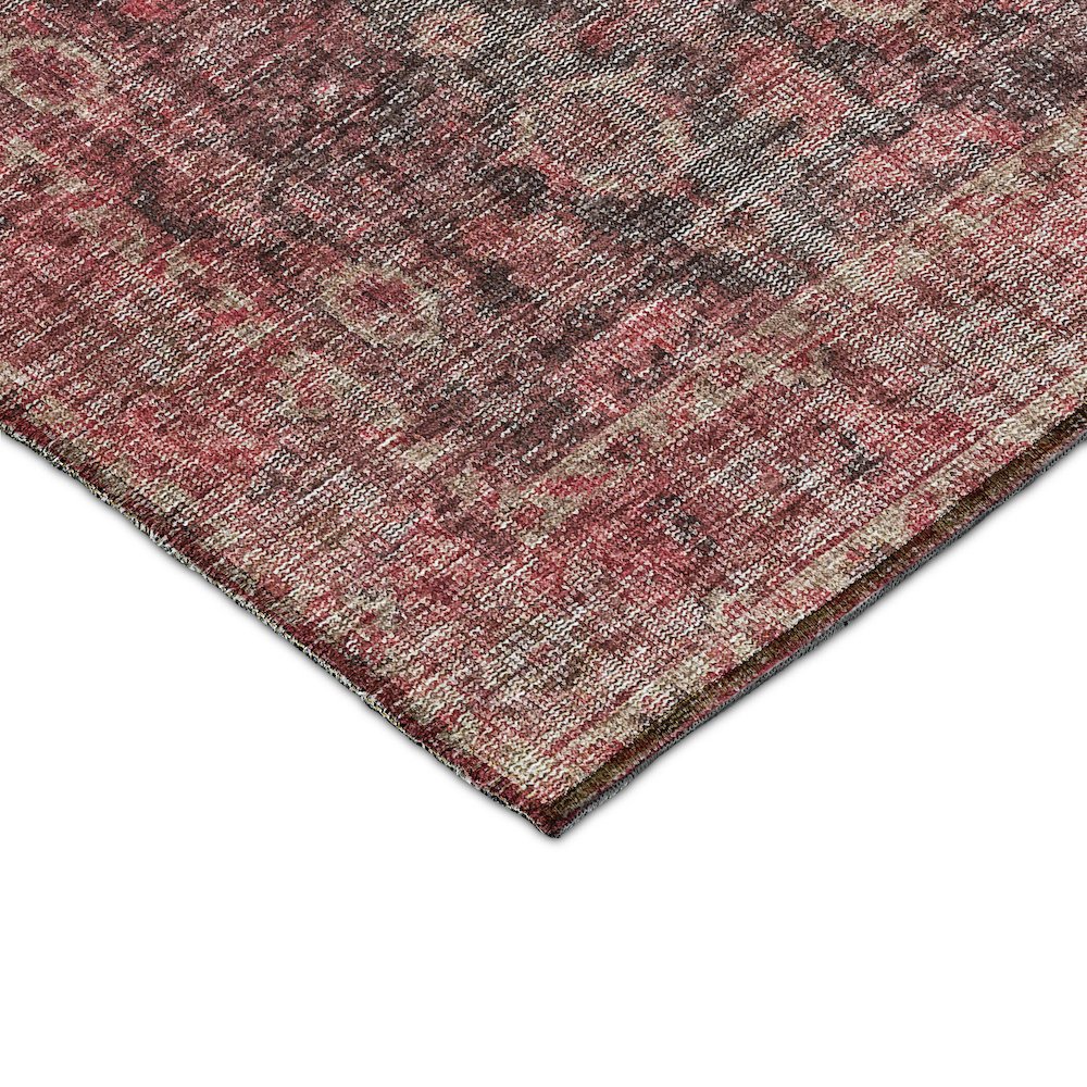Indoor/Outdoor Karaj Pink 2'3" x 7'6" Runner Rug. Picture 2