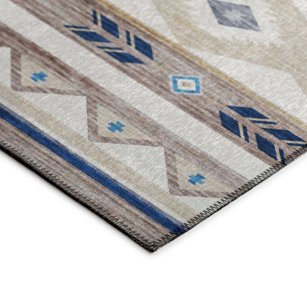 Indoor/Outdoor Sonora ASO33 Taupe Washable 1'8" x 2'6" Rug. Picture 4