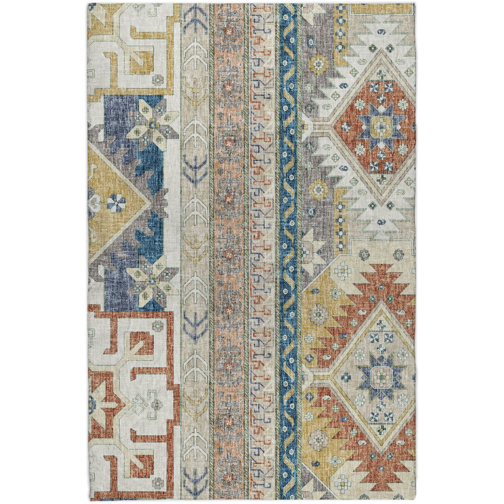 Luxury Washable Lorenzo Ivory 3' x 5' Rug. Picture 1