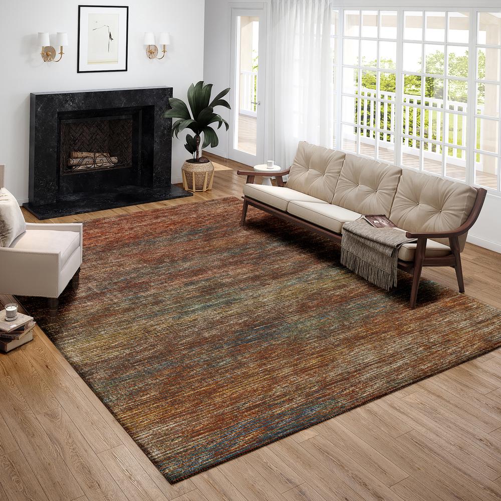 Marston Canyon Transitional Striped 9' x 12' Area Rug Canyon AMA31. Picture 1