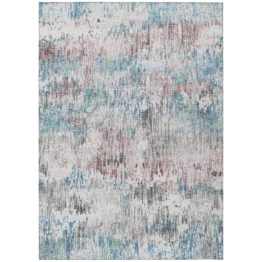 Indoor/Outdoor Accord AAC31 Multi Washable 3' x 5' Rug. Picture 1