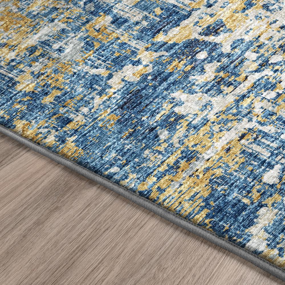 Camberly CM4 Navy 2'3" x 7'6" Runner Rug. Picture 3