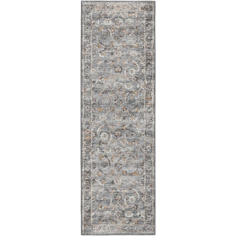 Jericho JC4 Silver 2'6" x 10' Runner Rug. Picture 1