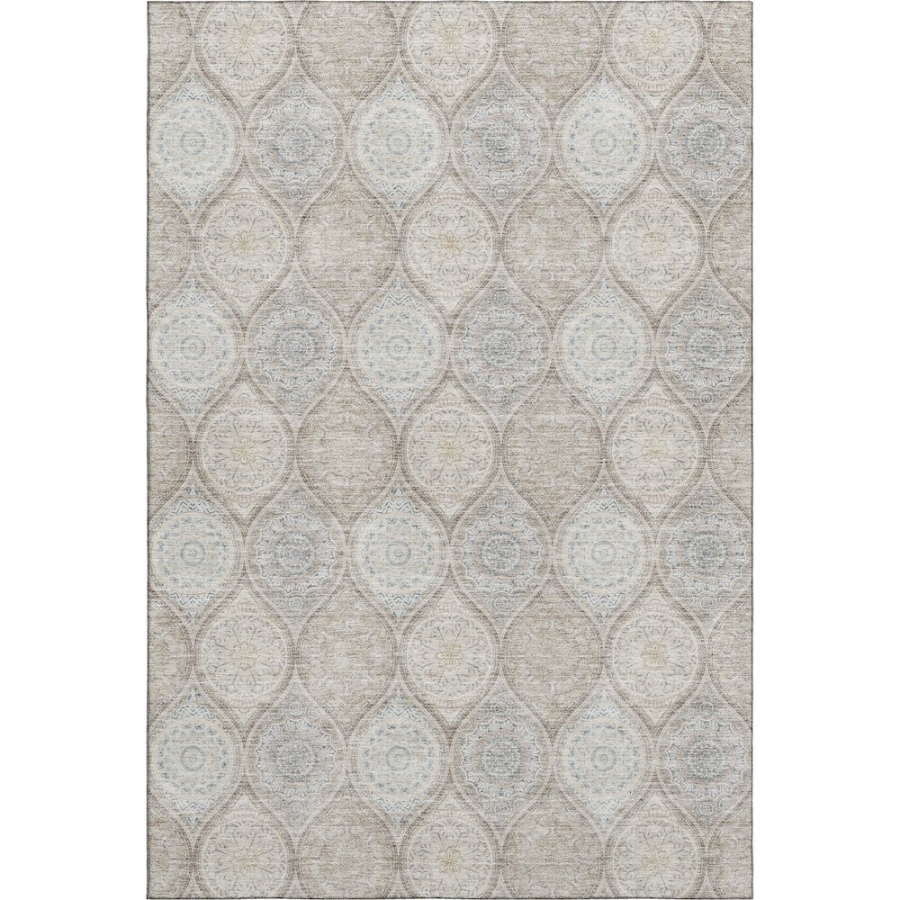Machine Washable Indoor/Outdoor Neo Linen 3' x 5' Rug. Picture 1