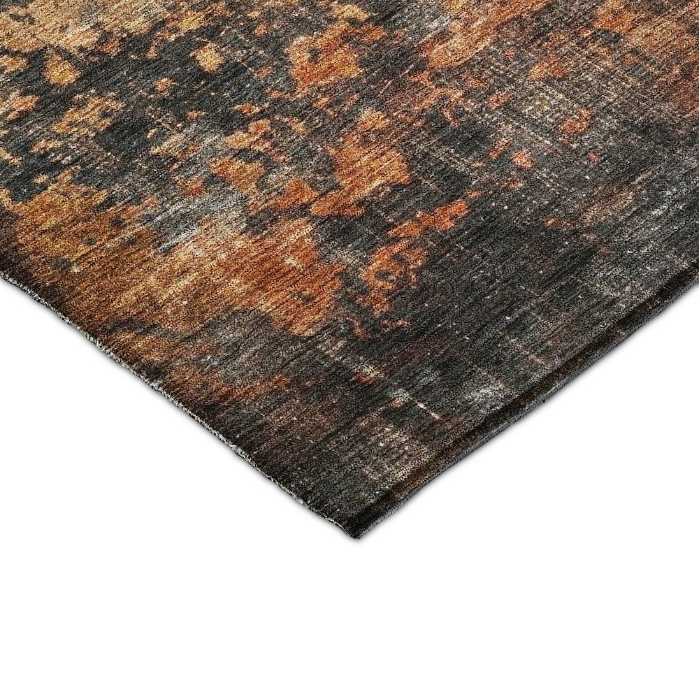 Indoor/Outdoor Nouveau Paprika 2'3" x 7'6" Runner Rug. Picture 2
