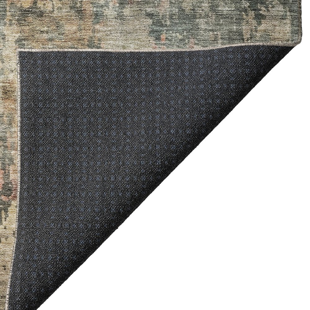 Indoor/Outdoor Nouveau Sage 2'3" x 7'6" Runner Rug. Picture 4
