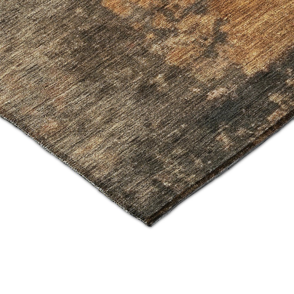 Indoor/Outdoor Nouveau Khaki 2'3" x 7'6" Runner Rug. Picture 2