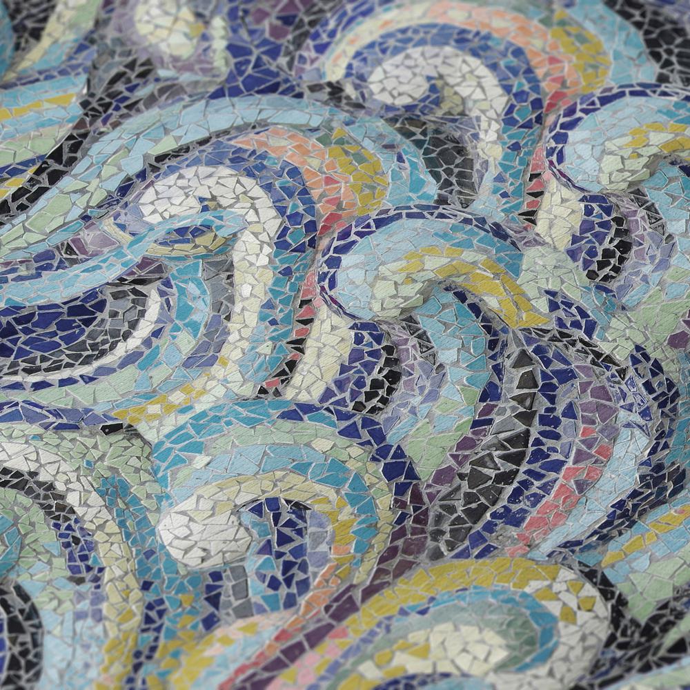 Indoor/Outdoor Surfside ASR44 Stormy Washable 1'8" x 2'6" Rug. Picture 7