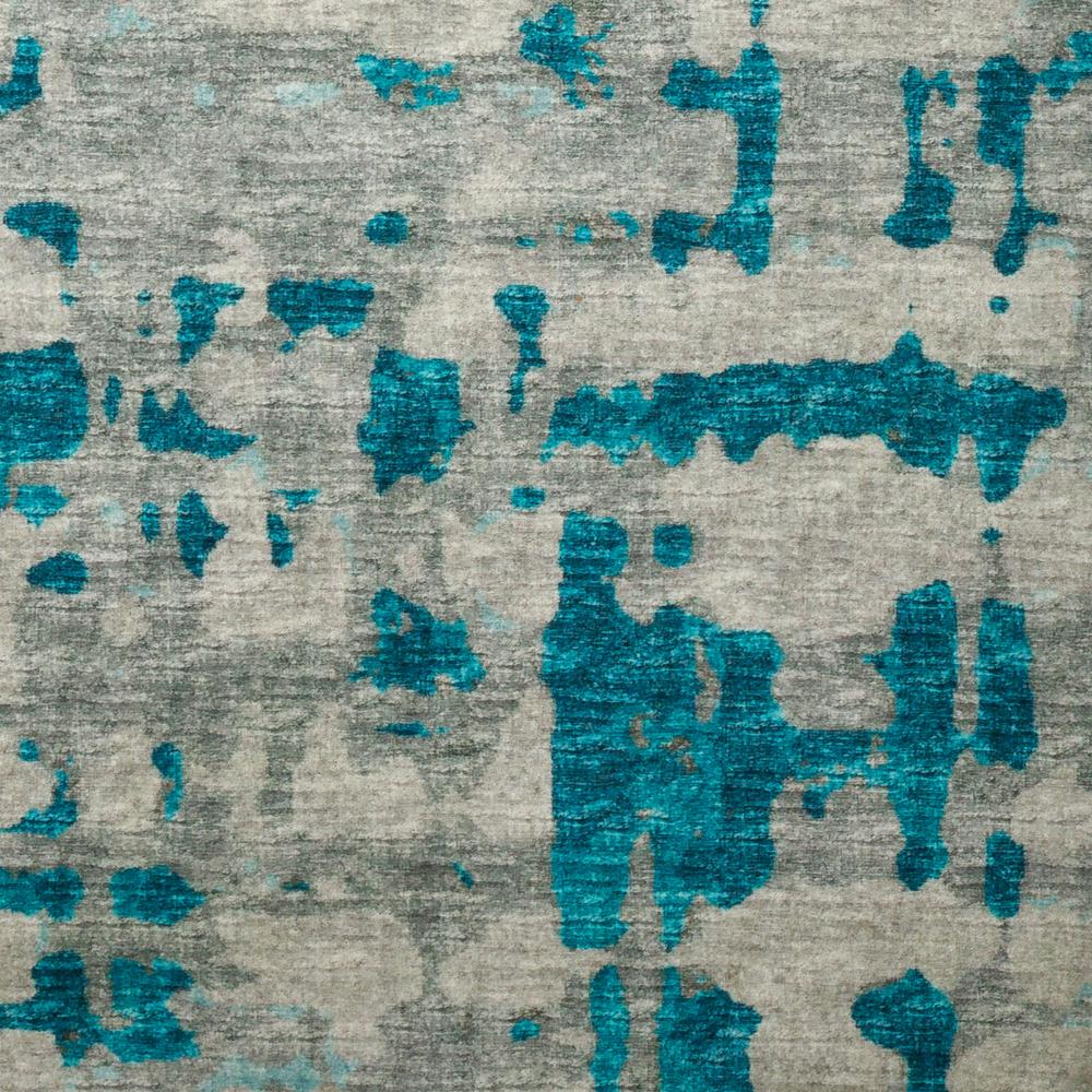 Brisbane BR5 Teal 2'3" x 7'6" Runner Rug. Picture 3