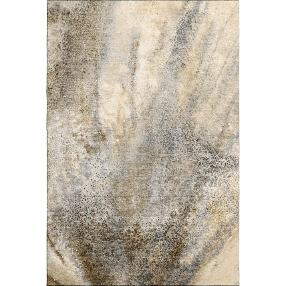 Luxury Washable Odyssey OY5 Taupe 2'6" x 3'10" Rug. Picture 1