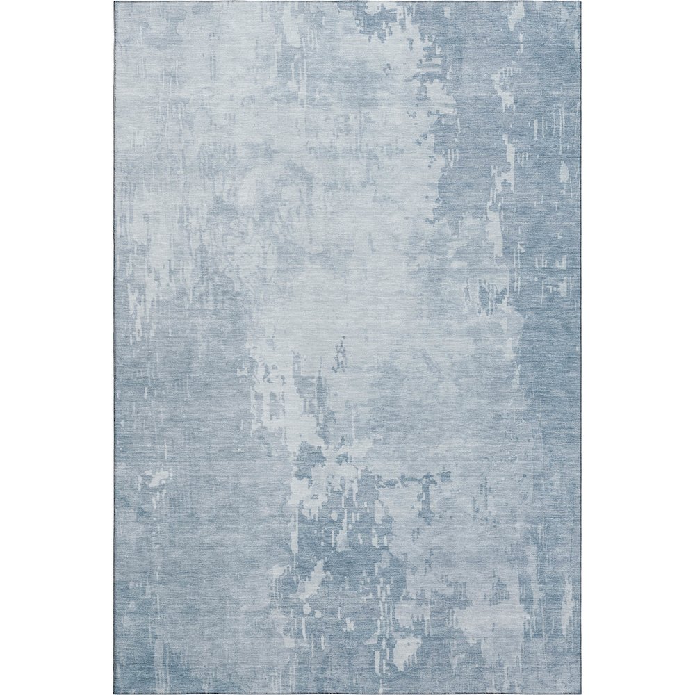 Machine Washable Indoor/Outdoor Pacifica Sky 3' x 5' Rug. Picture 1