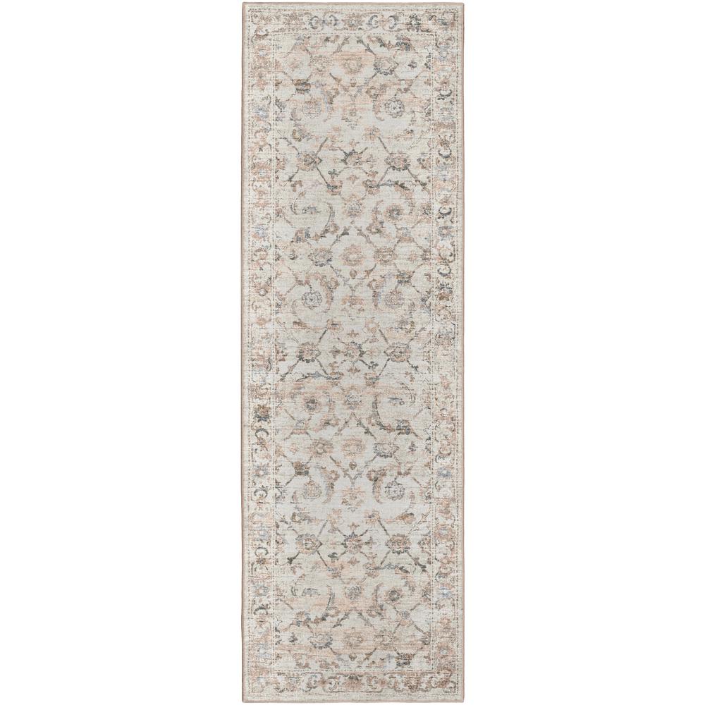 Jericho JC4 Linen 2'6" x 10' Runner Rug. Picture 1